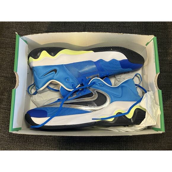 BRAND NEW Nike Giannis Immortality 3 Blue Black Men's Size 11.5 Shoes DZ7533-400 - Picture 7 of 9